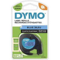 DYMO® Original Schriftband für LetraTag, Plastik - schwarz auf blau von Dymo