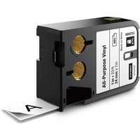 DYMO® Original XTL Schriftband, - schwarz auf weiss -, für XTL 300/500, farbiges Vinyl, endlos von Dymo