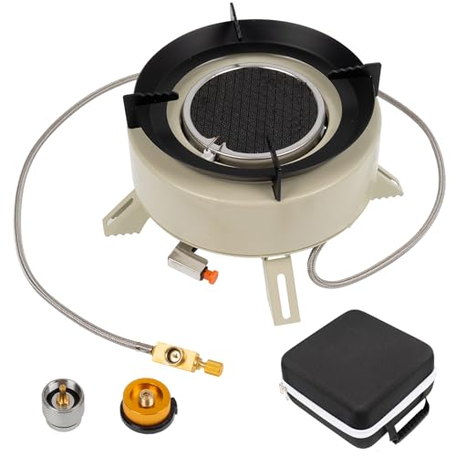 Dyna-Living Campingkocher 4000W,Infrarot-Campingkocher Tragbarer Outdoor Camping Propan Gasherd, Windgeschütztes Energieeffizientes Infrarot-Heizelement mit EVA Box Dyna-Living Campingkocher 4000W,Infrarot-Campingkocher Tragbarer Outdoor Camping Propan Gasherd, Windgeschütztes Energieeffizientes Infrarot-Heizelement mit EVA Box von Dyna-Living