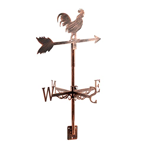 Dyna-Living Wetterhahn Windfahne Weather Cock Wetterfahnen Weather Vane Metall Cockerel Weathervane Retro Wind Vane Mini Hahn Wetterfahne fur Wind Direction Indicator und Roof Decoration Dyna-Living Wetterhahn Windfahne Weather Cock Wetterfahnen Weather Vane Metall Cockerel Weathervane Retro Wind Vane Mini Hahn Wetterfahne fur Wind Direction Indicator und Roof Decoration von Dyna-Living