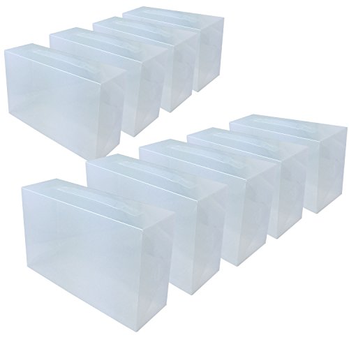 DynaSun 9X PP368T Schuhbox Schuhkasten Lagerkasten Box Schuhschachtel für Aufbewahrung Schuhe Faltbare Halter für Damen und Herren DynaSun 9X PP368T Schuhbox Schuhkasten Lagerkasten Box Schuhschachtel für Aufbewahrung Schuhe Faltbare Halter für Damen und Herren von DynaSun