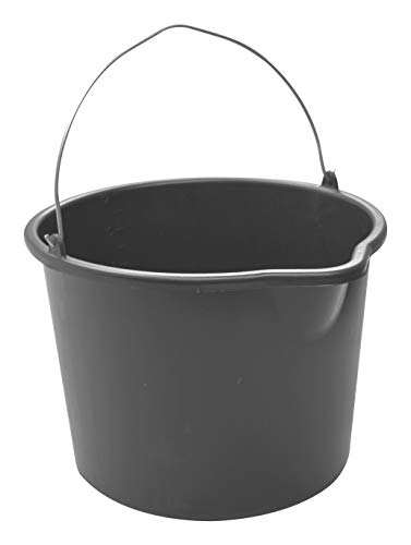 Baueimer Mörteleimer 12 Liter Ausgießer Eimer Kübel Putzeimer Wassereimer Maurereimer Set Kunststoff Zementeimer Garteneimer Kunststoff-Eimer Schwarz Baueimer Mörteleimer 12 Liter Ausgießer Eimer Kübel Putzeimer Wassereimer Maurereimer Set Kunststoff Zementeimer Garteneimer Kunststoff-Eimer Schwarz von Dynamic24