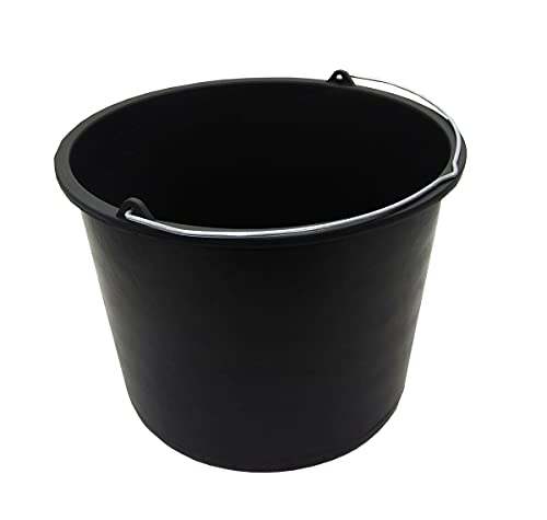 Baueimer Mörteleimer 20l Maurerbütt Eimer Putzeimer Wassereimer Maurereimer Kübel BAU Mörtel Putz Haushalt schwarz Kunststoff Futtereimer Stalleimer Stall Baueimer Mörteleimer 20l Maurerbütt Eimer Putzeimer Wassereimer Maurereimer Kübel BAU Mörtel Putz Haushalt schwarz Kunststoff Futtereimer Stalleimer Stall von Dynamic24