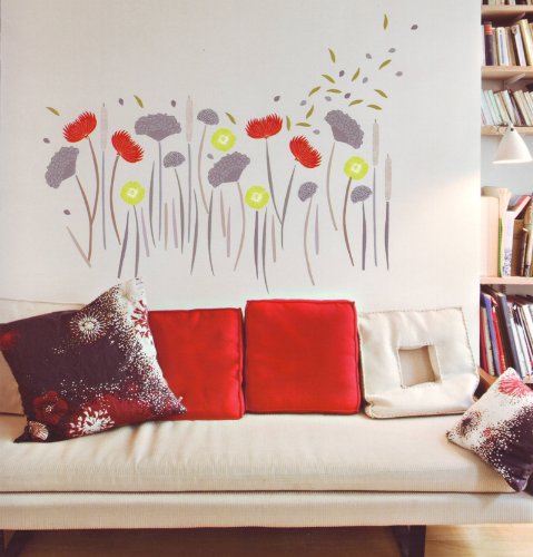 Wandtattoo Tattoo Homesticker nouvellesimages Fleurs des Champs by Nathalie Redard von Dynamic24