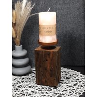 Rustikaler Kerzenhalter Aus Massivem Altbalken | Handgefertigtes Unikat Recyceltem Holz Nachhaltige Deko - Ohne Kerze Rustikaler Kerzenhalter Aus Massivem Altbalken | Handgefertigtes Unikat Recyceltem Holz Nachhaltige Deko - Ohne Kerze von DynamicCreation3D