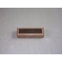 Kleine Holzbox Bleistiftdose Handarbeit Fiddle Back Ahorn Mit Walnuss Inlayed Top von DynamiteBoxes