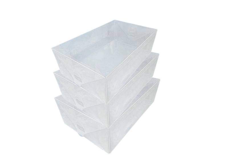 Dynasun Schuhbox Schuhbox PP368TC (3 St), Schuhaufbewahrungsbox Platzsparendes, stapelbares Robust, staubfrei von Dynasun