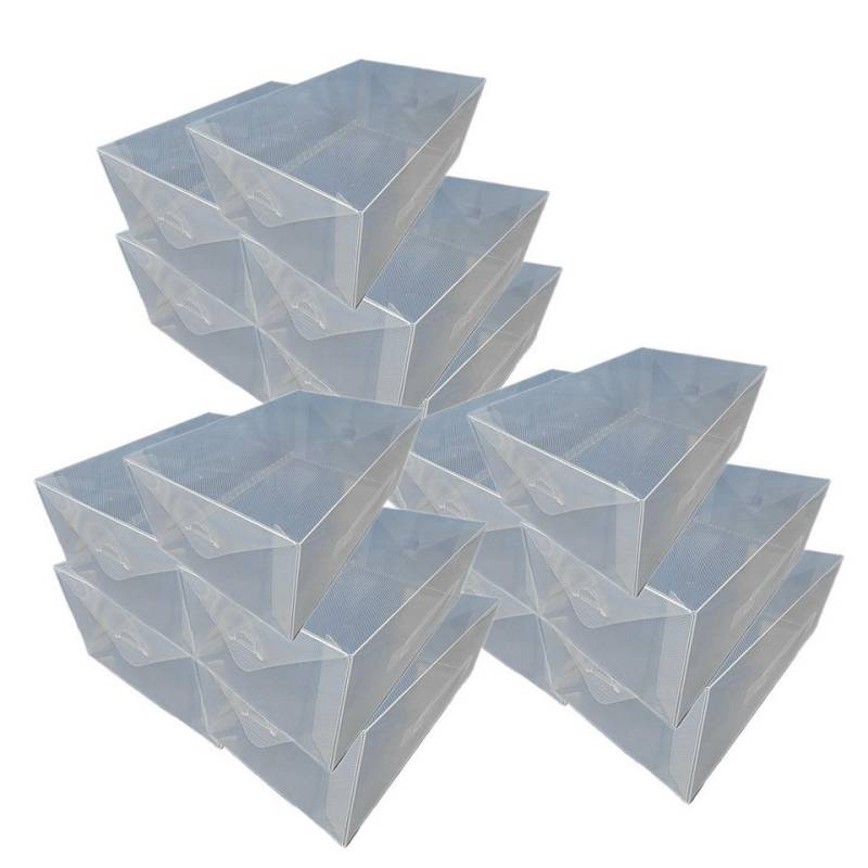 Dynasun Schuhbox Schuhbox PP368XXL (15 St), Schuhkasten Aufbewahrung mit Teiler-Box-System für Schuhe von Dynasun