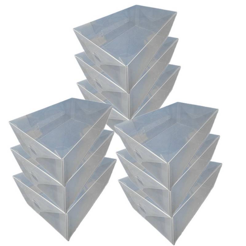 Dynasun Schuhbox Schuhbox PP368XXL (9 St), Schuhkasten Aufbewahrung mit Teiler-Box-System für Schuhe von Dynasun