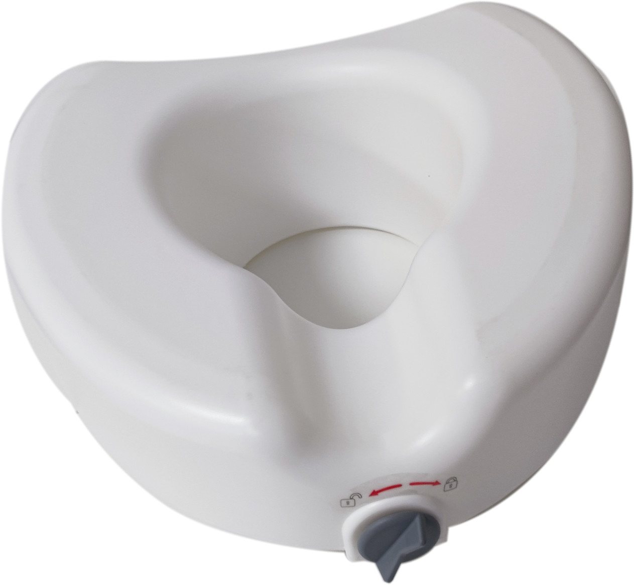Dynasun Toilettensitzerhöhung WC-Erhöhung C614 12cm, mit Hygieneausschnitt aus glattem Kunststoff Versiegelte Form Dynasun Toilettensitzerhöhung WC-Erhöhung C614 12cm, mit Hygieneausschnitt aus glattem Kunststoff Versiegelte Form von Dynasun
