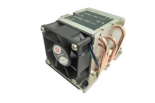 DYNATRON A 2637 Intel CPU Kuehler 2U B5 LGA3647schmal56x95mmAluminiumKuehlkoerperHeatpipesaktivmitPWMundbiszu205WTDP von Dynatron