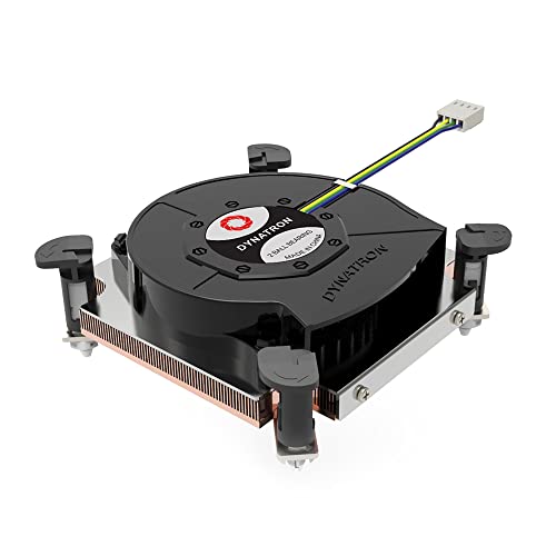 Dynatron Q8 LGA 1700 Kupfer-Kühlkörper und Kühler, 125 W TDP für Intel Alder Lake Prozessoren von Dynatron