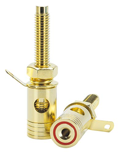 Dynavox Bananeneinbaubuchsen Pro VII 2er-Set vergoldet Dynavox Bananeneinbaubuchsen Pro VII 2er-Set vergoldet von Dynavox