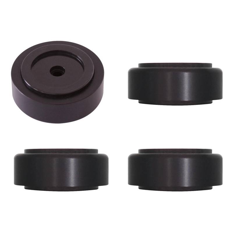 Dynavox Gerätefüße Aluminium 4 Stück Schwarz von Dynavox