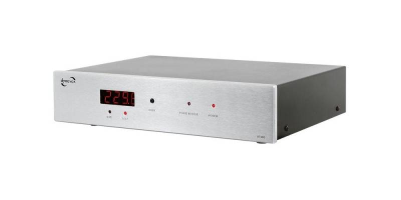 Dynavox HiFi-Steckdosenleiste X7000 - Netzfilter für ungetrübten Hörgenuss Mehrfachsteckdose 6-fach (Eingebauter Sicherungsautomat 10 A), 4x gefiltert, 2x ungefiltert von Dynavox