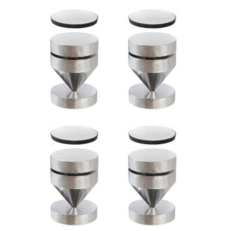 Dynavox Lautsprecher Spikes 60 kg 4er Set Chrom von Dynavox