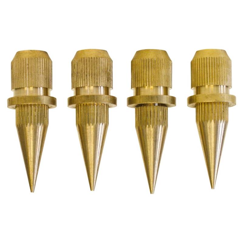 Dynavox Lautsprecher Spikes Zum Einbau 4er Set Messing von Dynavox