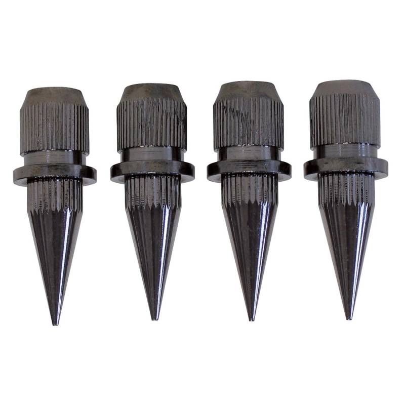 Dynavox Lautsprecher Spikes Zum Einbau 4er Set Schwarz-Chrom von Dynavox