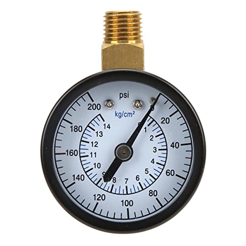 Dyocoag 1/4NPT 50mm Radialdruck-Ölgas Hydraulischer Edelstahl-Indikator 0-200psi 0-14kg/cm² für Pumpen-Pools Dyocoag 1/4NPT 50mm Radialdruck-Ölgas Hydraulischer Edelstahl-Indikator 0-200psi 0-14kg/cm² für Pumpen-Pools von Dyocoag