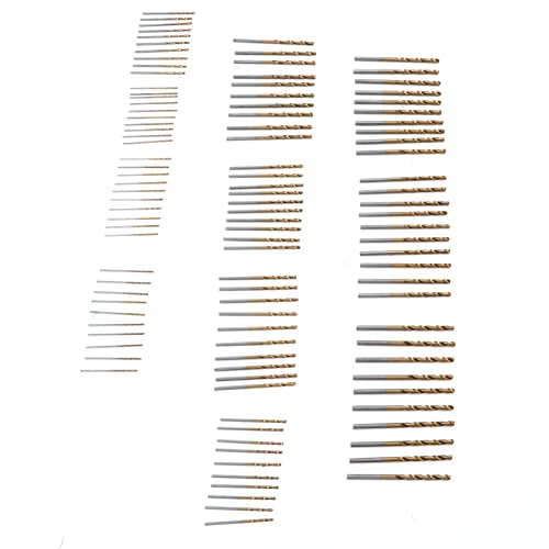Dyocoag 100 PCs Drehbohrbohrer Bit Set Wea Resistenz Plattierte Bohrkombination er einfacher austauschbarer Haushaltsdiy Engineering von Dyocoag