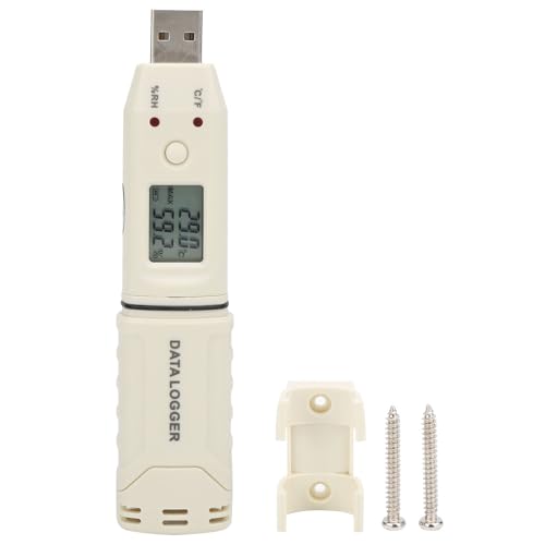 Dyocoag 1365 Temperaturfeuchtigkeitsrekorder Cold Storage Thermometer Aufzeichnungswerkzeug für Labor Gewächshaus von Dyocoag