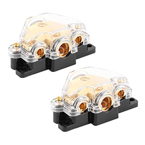 Dyocoag 2PCS -Stromverteilungsblock 1 in 3 Hinsicht Audioverstärker -Kabel -Splitter -Schaltkreisschutz für Autoauto -Boot Dyocoag 2PCS -Stromverteilungsblock 1 in 3 Hinsicht Audioverstärker -Kabel -Splitter -Schaltkreisschutz für Autoauto -Boot von Dyocoag