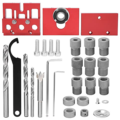 Dyocoag 3 in 1 Lochbohrer Punch -Positionierer Aluminiumlegierung Holzbearbeitung Locator für Tischlerei Dyocoag 3 in 1 Lochbohrer Punch -Positionierer Aluminiumlegierung Holzbearbeitung Locator für Tischlerei von Dyocoag