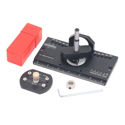 Dyocoag 35 mm verdecktes Scharnier-Vorrichtungsset, Aluminiumlegierung, Bohrtiefe einstellbar, Vorrichtung für verdeckte Türscharniere Dyocoag 35 mm verdecktes Scharnier-Vorrichtungsset, Aluminiumlegierung, Bohrtiefe einstellbar, Vorrichtung für verdeckte Türscharniere von Dyocoag