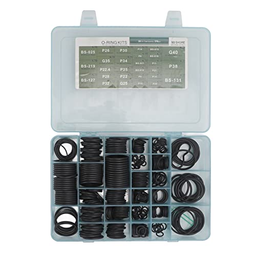 Dyocoag 376 Stück Gummi-O-Ringe-Sortiment Kit Klimaanlage Dichtung ssatz Ersatz für Doosan-Bagger Dyocoag 376 Stück Gummi-O-Ringe-Sortiment Kit Klimaanlage Dichtung ssatz Ersatz für Doosan-Bagger von Dyocoag