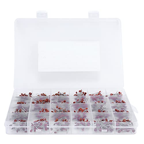Dyocoag 960pcs Keramikkondensator in der Linie DIY Elektronische Komponenten 2PF 01UF 24 Value -Sortiment -Kit für Reparaturen kleine Projekte Dyocoag 960pcs Keramikkondensator in der Linie DIY Elektronische Komponenten 2PF 01UF 24 Value -Sortiment -Kit für Reparaturen kleine Projekte von Dyocoag