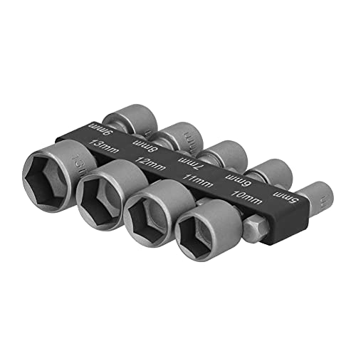 Dyocoag 9pcs Hex-Buchse-Schraubendreher-Bit-Adapter-Nuss-Demontage-Werkzeug-Befestigungszubehör 5-13 mm Chrom Vanadium Stahl für Finanzmaschinen Dyocoag 9pcs Hex-Buchse-Schraubendreher-Bit-Adapter-Nuss-Demontage-Werkzeug-Befestigungszubehör 5-13 mm Chrom Vanadium Stahl für Finanzmaschinen von Dyocoag