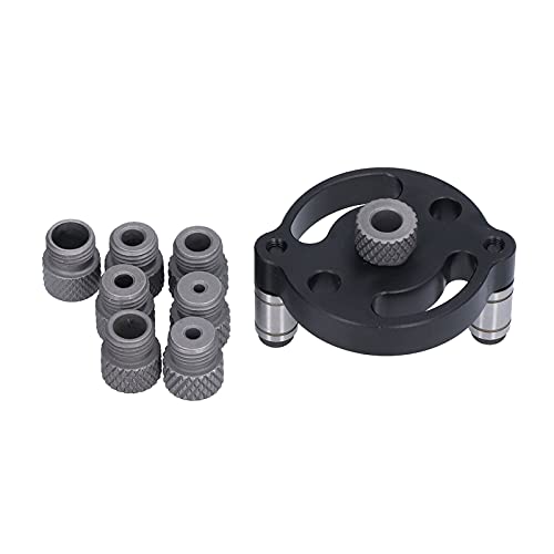 Dyocoag Aluminiumlegierung runder Dübel Carpentry -Bohrungs -Stellungs -Kit für Holzbearbeitung Punch -Positionierung Schwarz Dyocoag Aluminiumlegierung runder Dübel Carpentry -Bohrungs -Stellungs -Kit für Holzbearbeitung Punch -Positionierung Schwarz von Dyocoag