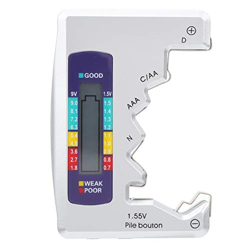 Dyocoag Digital Battery Tester Kapazitätskapazitätsprüfer Lithium -Netzteil -Versorgungsmessung anwendbar C D 9V AA AAA 1,5 V Batterie LCD -Diagrammanzeige Dyocoag Digital Battery Tester Kapazitätskapazitätsprüfer Lithium -Netzteil -Versorgungsmessung anwendbar C D 9V AA AAA 1,5 V Batterie LCD -Diagrammanzeige von Dyocoag