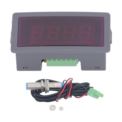 Dyocoag Digital Tachometer LED-LED-Display hochpräzise Drehzahlmessgerät für unterschiedliche Geschwindigkeitsbedürfnisse DC9-30V Dyocoag Digital Tachometer LED-LED-Display hochpräzise Drehzahlmessgerät für unterschiedliche Geschwindigkeitsbedürfnisse DC9-30V von Dyocoag