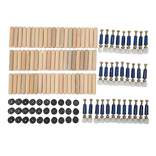 Dyocoag Excentric Wheel Verbindungssatz Set verdickte Nussschraubenverschluss Möbel Paneelarmaturen Nockenanschluss für Kleiderschrankschrank Bücherregal -Schublade Büro (12 mm exzentrisches Rad) von Dyocoag