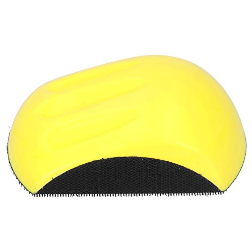 Dyocoag Handschleifpad Haken und Schleifenbefestigungsmittelhandbuch Handheld -Schleifblockpolierscheibe für feines Polieren Wildledermaterial (5 Zoll 125 mm) von Dyocoag
