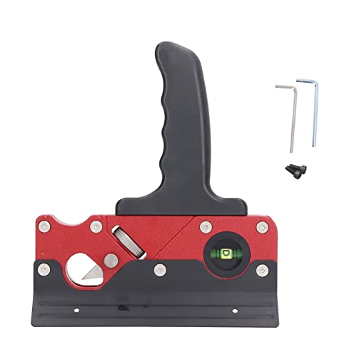 Dyocoag -Kamm -Flugzeug -Aluminium -Legierung Handplaner Schnelles Planing Holz Ecke Trimmen tragbare Holzbearbeitung (Schwarz) (Rot) von Dyocoag