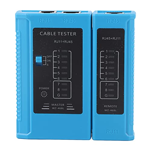 Dyocoag -Netzwerkkabel -Tester testet effizient RJ45 RJ11 -Kabel für heimische und professionelle Verwendung Blau Dyocoag -Netzwerkkabel -Tester testet effizient RJ45 RJ11 -Kabel für heimische und professionelle Verwendung Blau von Dyocoag