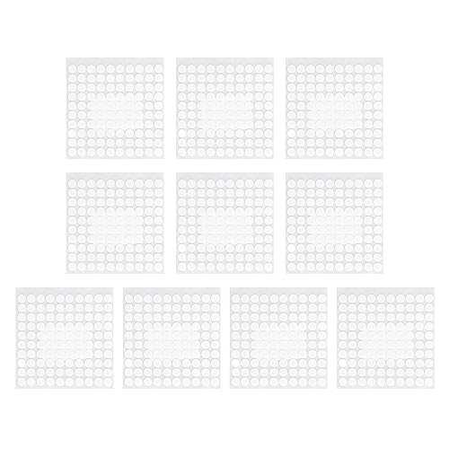 Dyocoag -Schaum -Runde Punkte Klebstoff weißes Handwerk doppelseitig Klebeband 10 mm Durchmesser für die DIY -Handwerkdekoration von Dyocoag