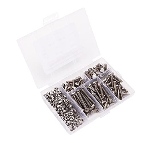 Dyocoag -Sechskantschrauben Schraube 304 Edelstahl -Metrik -Gewinde M4 Heavy Duty Kit + Muttern Tragbare Speicherbox Vielseitiger Gebrauch Dyocoag -Sechskantschrauben Schraube 304 Edelstahl -Metrik -Gewinde M4 Heavy Duty Kit + Muttern Tragbare Speicherbox Vielseitiger Gebrauch von Dyocoag