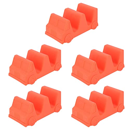 Dyocoag Taco Halter Platte Set Autoform Wellenstil für Küchenrestaurant Events Partys Geburtstage (Grün) (Orange) von Dyocoag