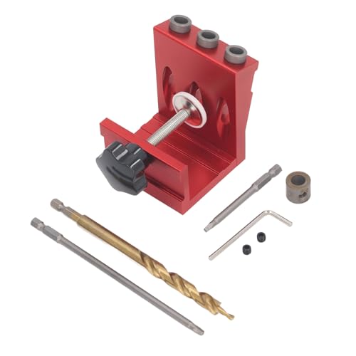 Dyocoag -Taschenloch -Jig -Set Aluminiumlegierung Dübelsystem Holzbearbeitung DIY -Projekte von Dyocoag