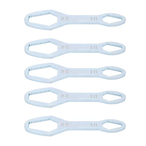 Dyocoag doppelt beendete selbstspannende Schrren -Legierung Stahl 5 PCs Set universelles Werkzeug für Home Decoration Construction Holzbearbeitung [Multifunktionaler (C Silberzinkbeschichtung) von Dyocoag