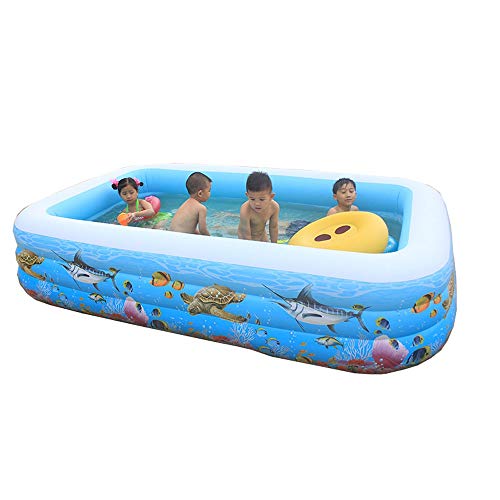 Dyqyym Air Pool Balkon Aufblasbarer Swimmingpool Erwachsener Kleiner Innenpool Super Großer Verdickter Außenpool Hinterhof-Wasserparty von Dyqyym