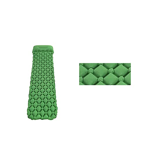 Dyqyym Isomatten Camping Aufblasbare Isomatte Outdoor-Zelt Feuchtigkeitsbeständige Isomatte Tragbare ultraleichte Picknickmatte Ei schöne Landschaft von Dyqyym