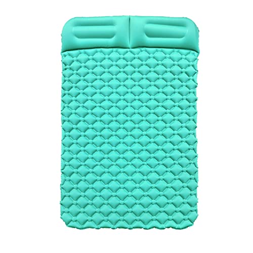 Dyqyym Outdoor-Campingmatte, doppelte aufblasbare Isomatte, extra breite Zelt-Isomatte, tragbares ultraleichtes Luftmatratzenbett zum Wandern in wunderschöner Landschaft von Dyqyym