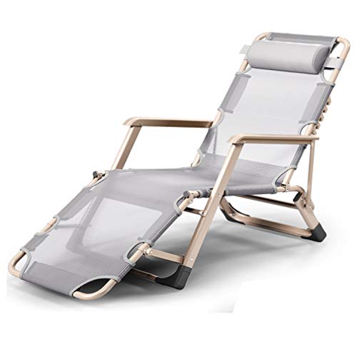 Dyqyym Sonnenliegenstühle - Klappbarer, Verstellbarer Liegestuhl mit Rückenlehne für den Außenbereich, den Garten, den Strand und den Pool von Dyqyym