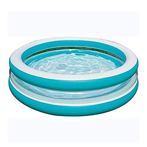 Dyqyym Transparenter Pool, runder aufblasbarer Swimmingpool, Familieninteraktion, Wasserparty für den Garten im Freien, Hinterhof, tragbare Hinterhof-Wasserparty von Dyqyym