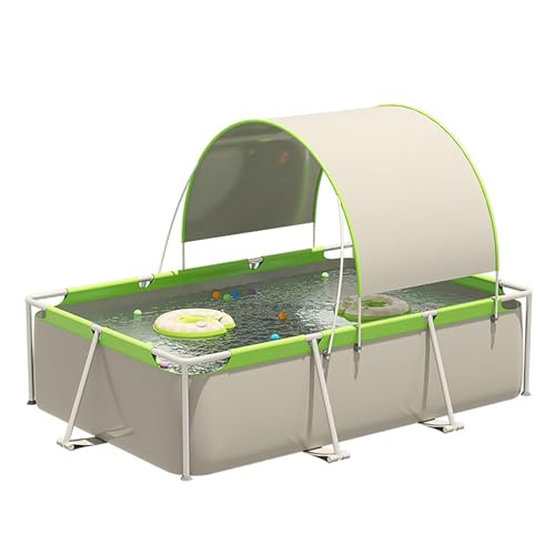 Schwimmbecken mit Metallrahmen, multidirektionale Unterstützung zur Aufrechterhaltung der Stabilität, für Erwachsene Schwimmbecken mit Metallrahmen, multidirektionale Unterstützung zur Aufrechterhaltung der Stabilität, für Erwachsene von Dyqyym