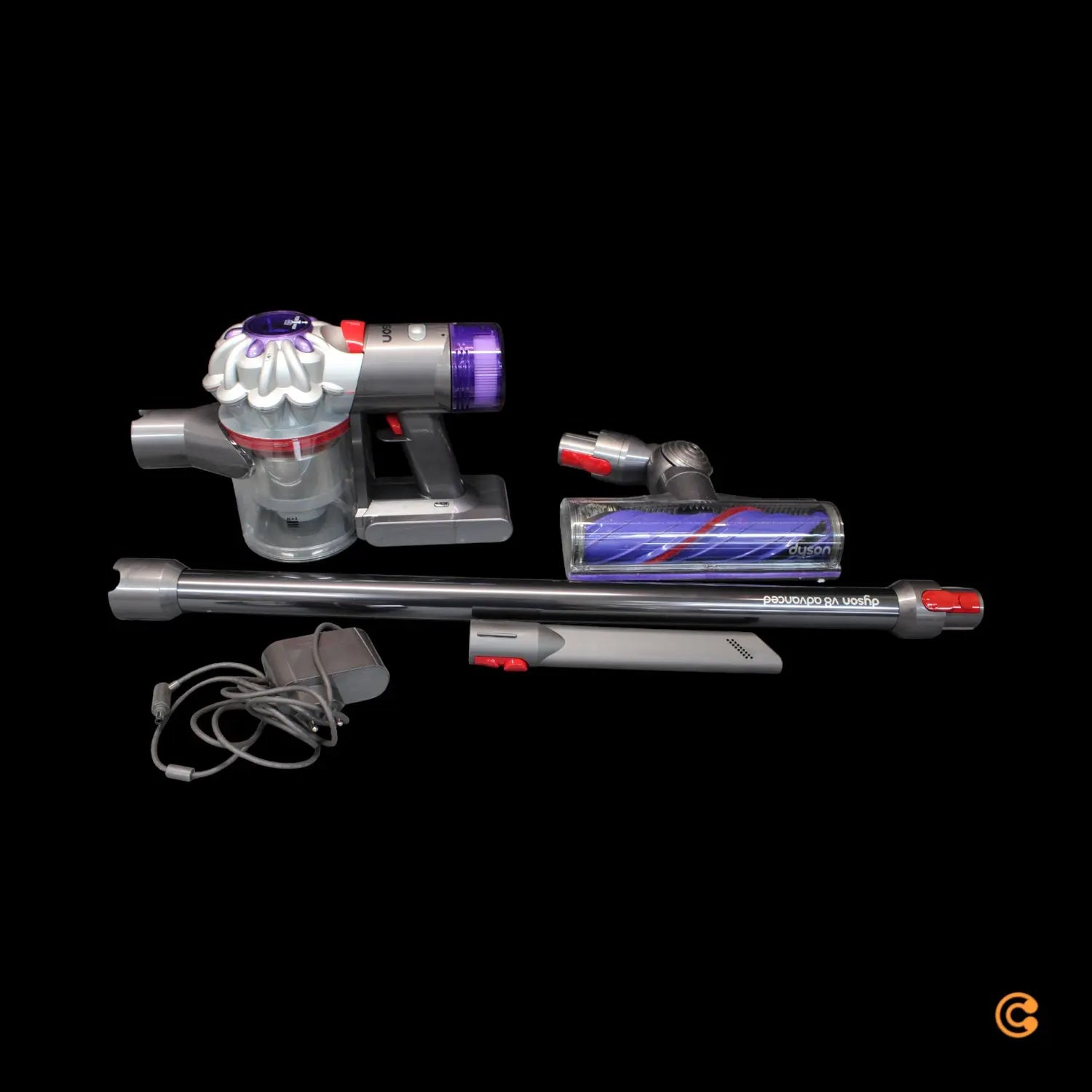 Dyson Akku Staubsauger Zyklon V8 Advanced Silber Nickel Motorbar Elektrobürste B-Ware Dyson Akku Staubsauger Zyklon V8 Advanced Silber Nickel Motorbar Elektrobürste B-Ware von Dyson